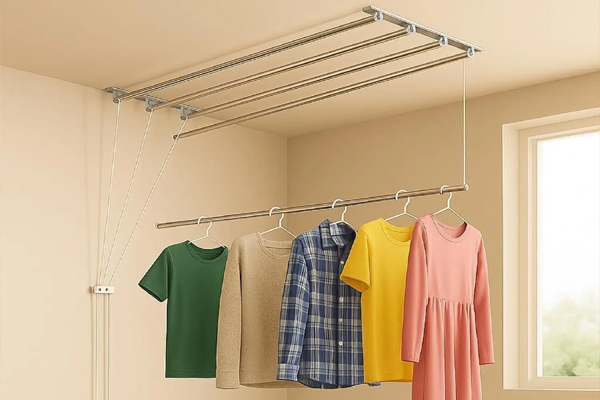 Hang N Dry Steel Ceiling Cloth Dryer